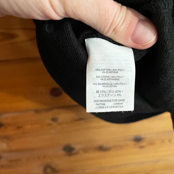 Madewell Skylark Black Cold-Shoulder Top Size Small - Picture 6 of 7